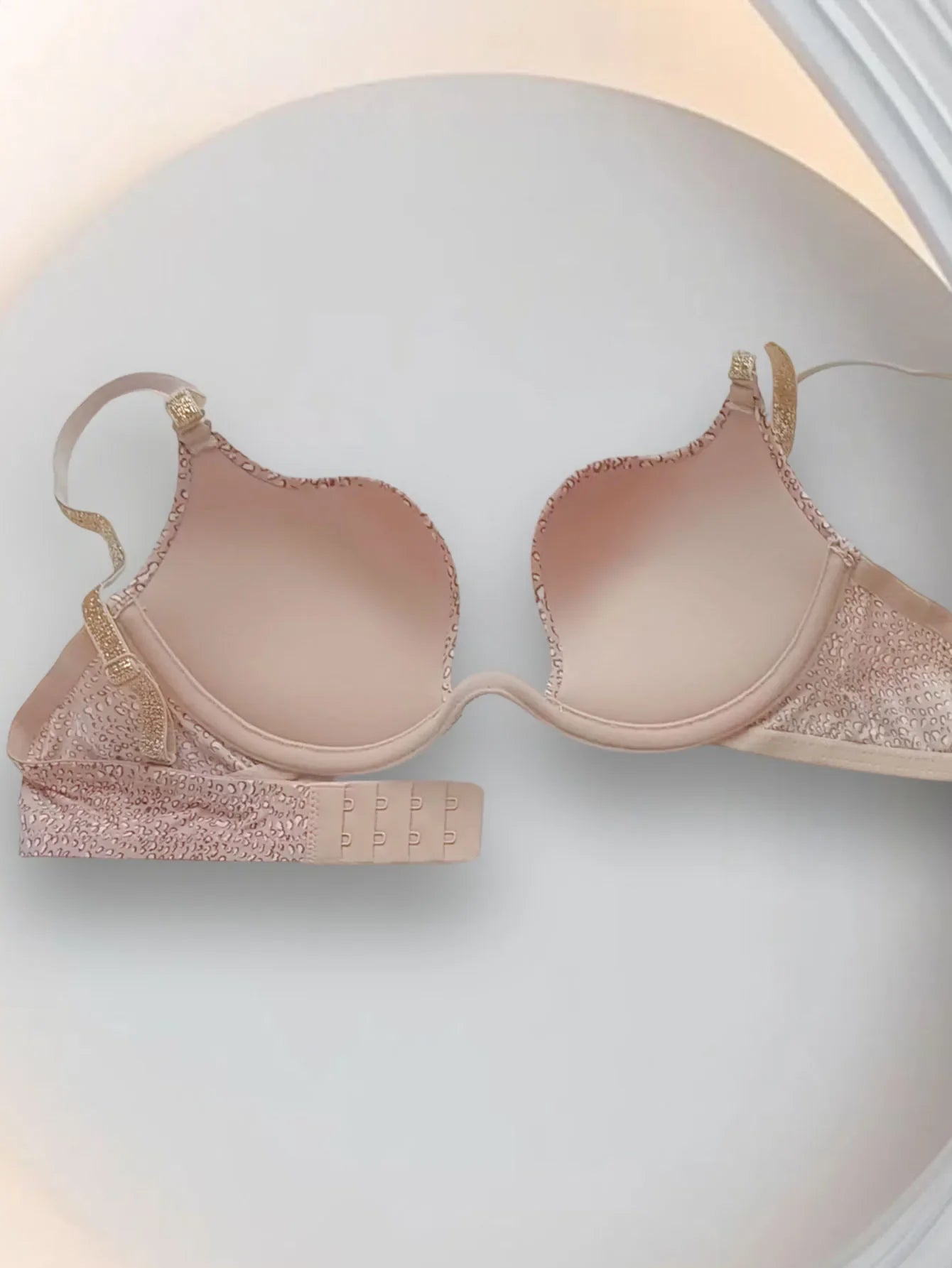 Women's Essentials Deep U Push Up Convertible Low Cut Plunge Bra Underwire Padded T-Shirt Bra Lift Support for Women Add One Cup