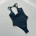 Cut Out Underwired Padded One Piece Swimsuit Women Swimwear Female Backless Backless High Cut Leg Bather Bathing Suit Swim V7515