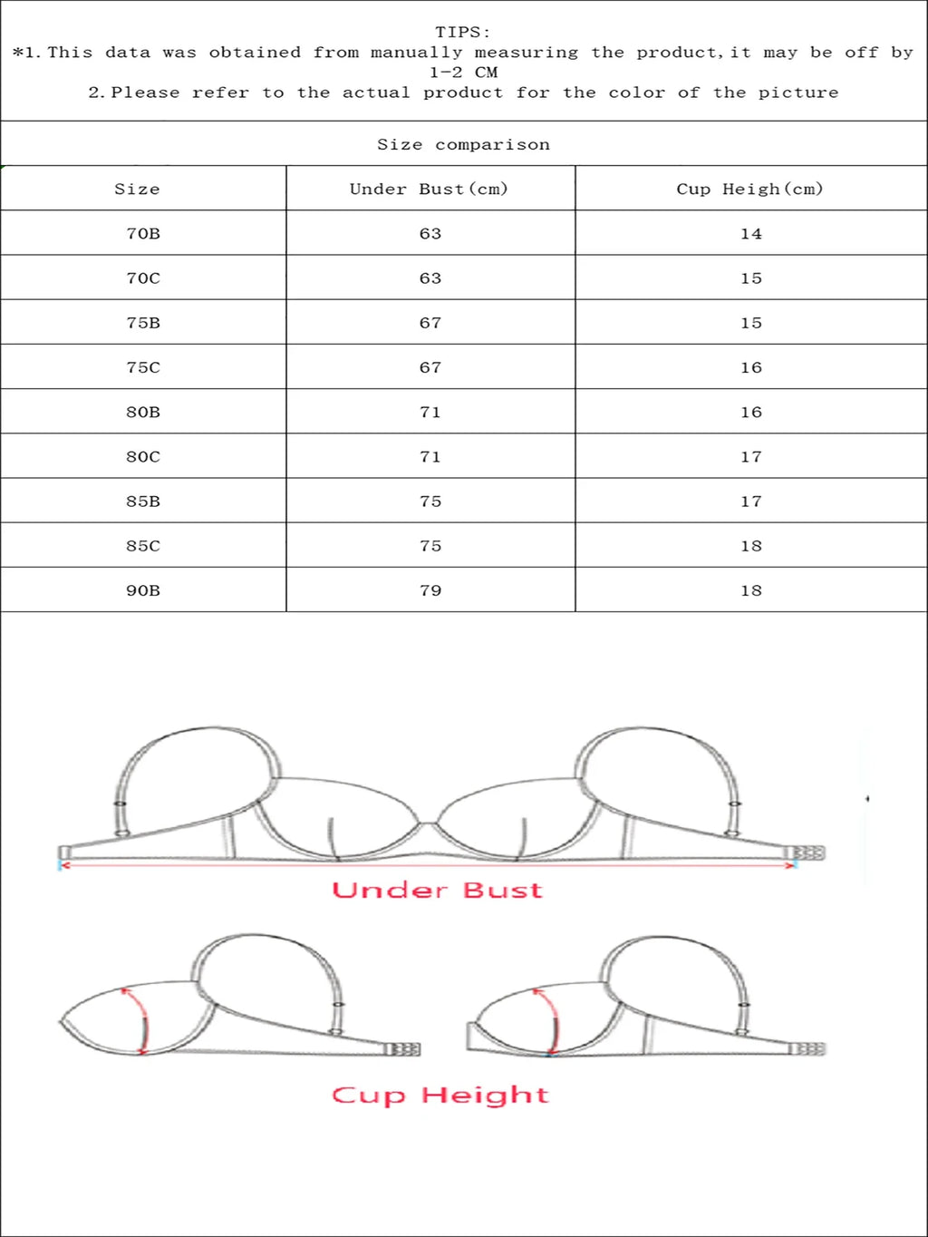Women's Front Closure Deep V Backless Bra - Sexy Crisscross red Bralette sexy Lingerie Push Up Underwear MR3488