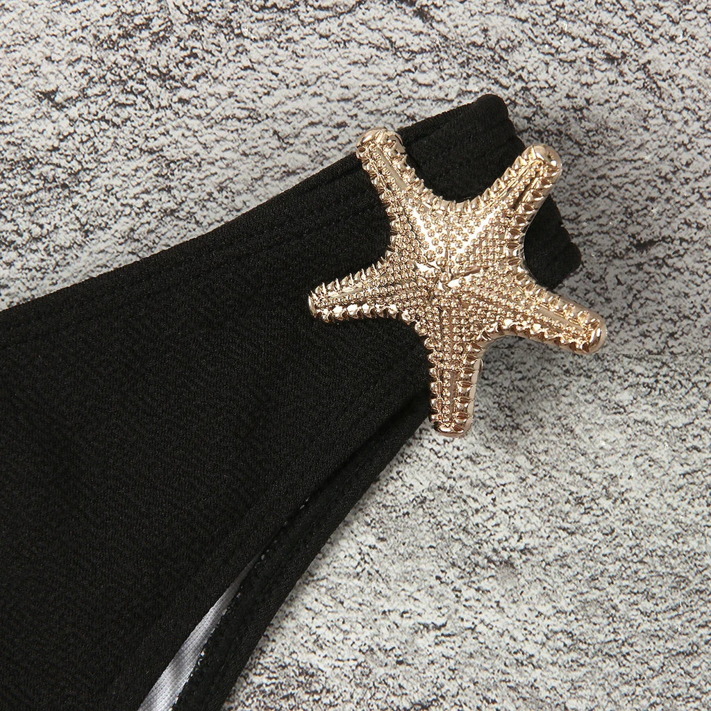 2024 Bikinis Push Up Women Swimsuits Sexy One Shoulder Swimwear Brazilian Bikini Set Thong Biquini Female Starfish Beachwear