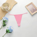 Women's New Multi-Color Invisible Casual Sexy Simple And Comfortable Solid Color Thong Underwear C359