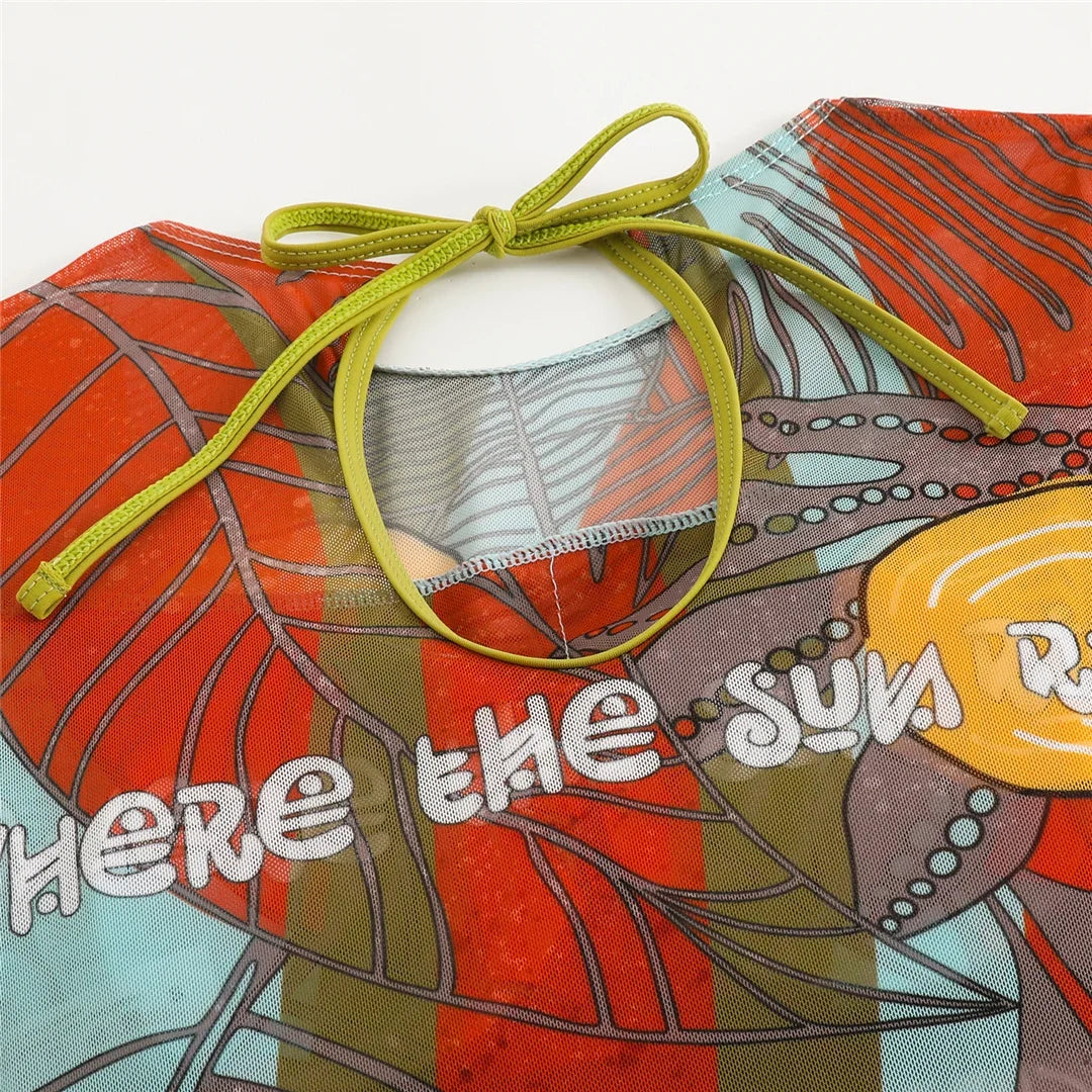 S - XXL New Printed Long Sleeve With Pants Women Swimwear One Piece Swimsuit Female Floral Padded Bather Bathing Suit Swim V7176