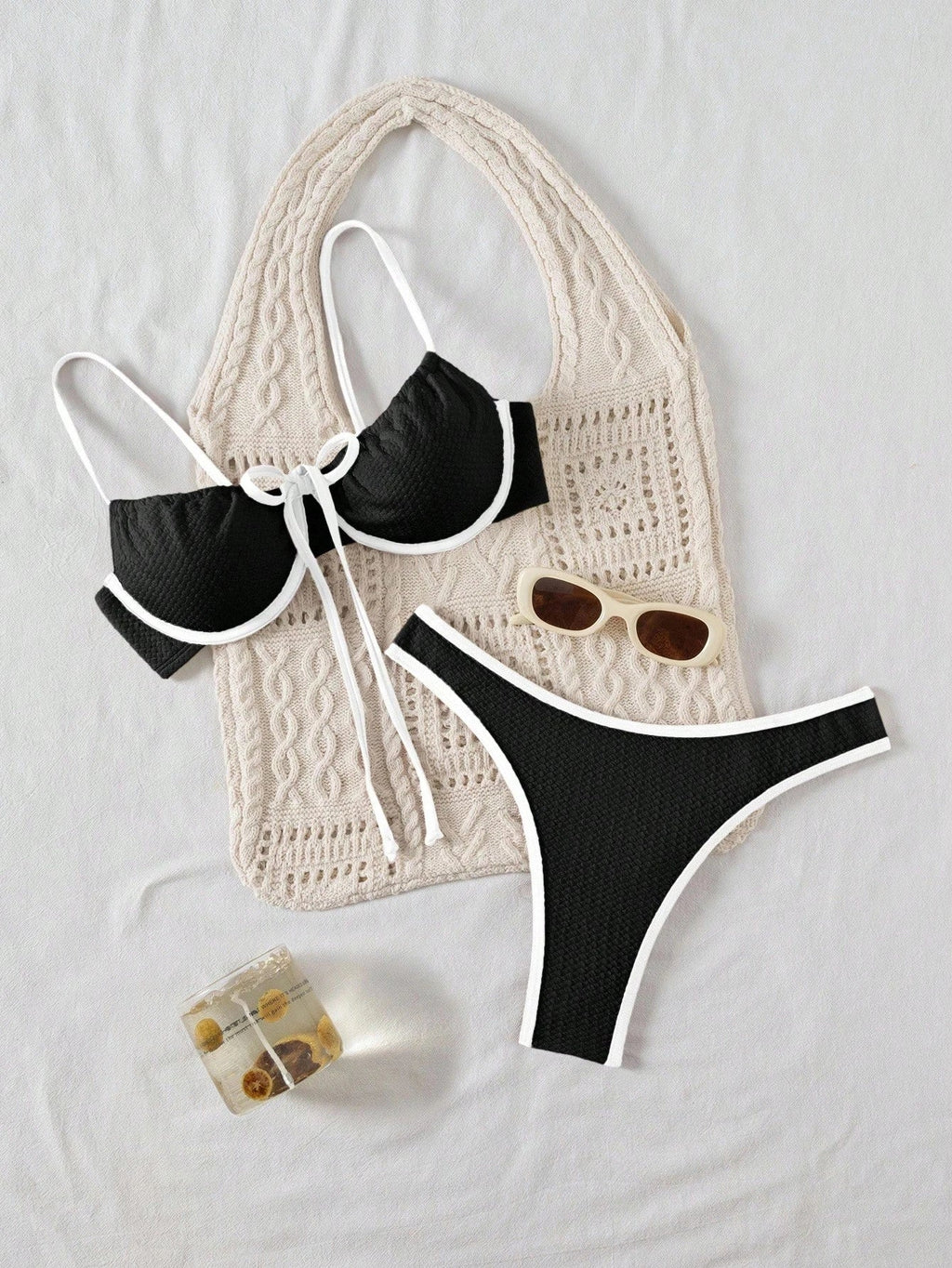 2026 Push Up Bikini Women Tie Front Swimsuit Sexy Underwire Swimwear Female Bathers Bathing Swimming Swim Suit Summer Beachwear