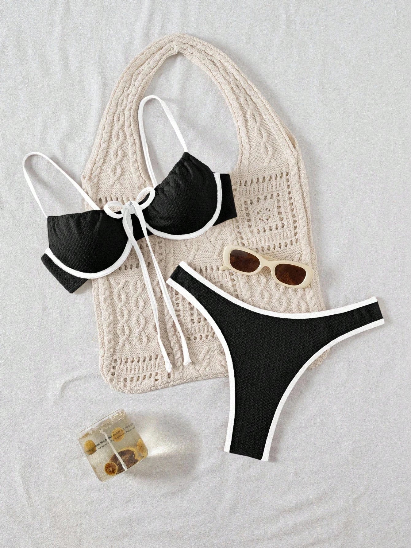 2026 Push Up Bikini Women Tie Front Swimsuit Sexy Underwire Swimwear Female Bathers Bathing Swimming Swim Suit Summer Beachwear