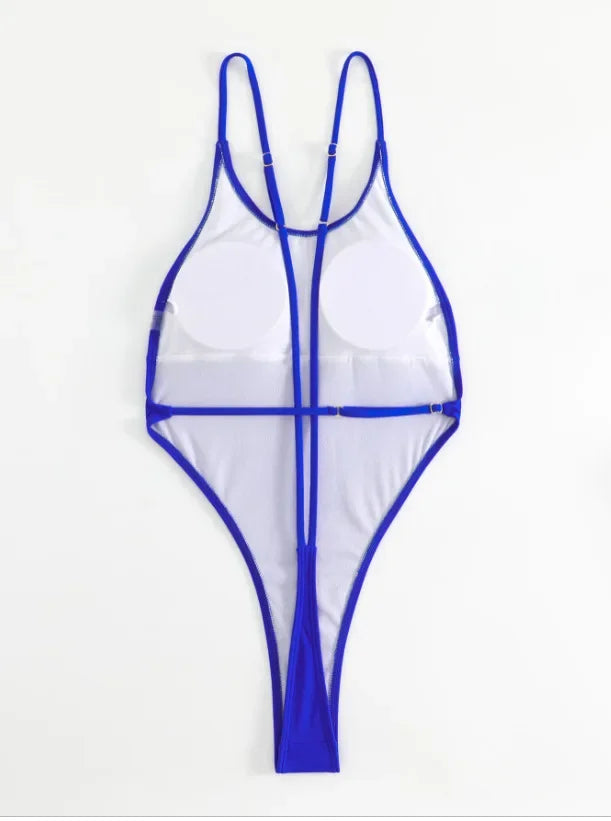 Extreme G String Mini Micro Thong Women Swimwear One Piece Swimsuit Female Backless Monokini Bather Bathing Suit Swim Beachwear