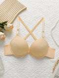 Thickened skin tone bra and beautiful back Push Up Bra  with Padded Underwire Lingerie for Women - Sexy Underwear ﻿A2122