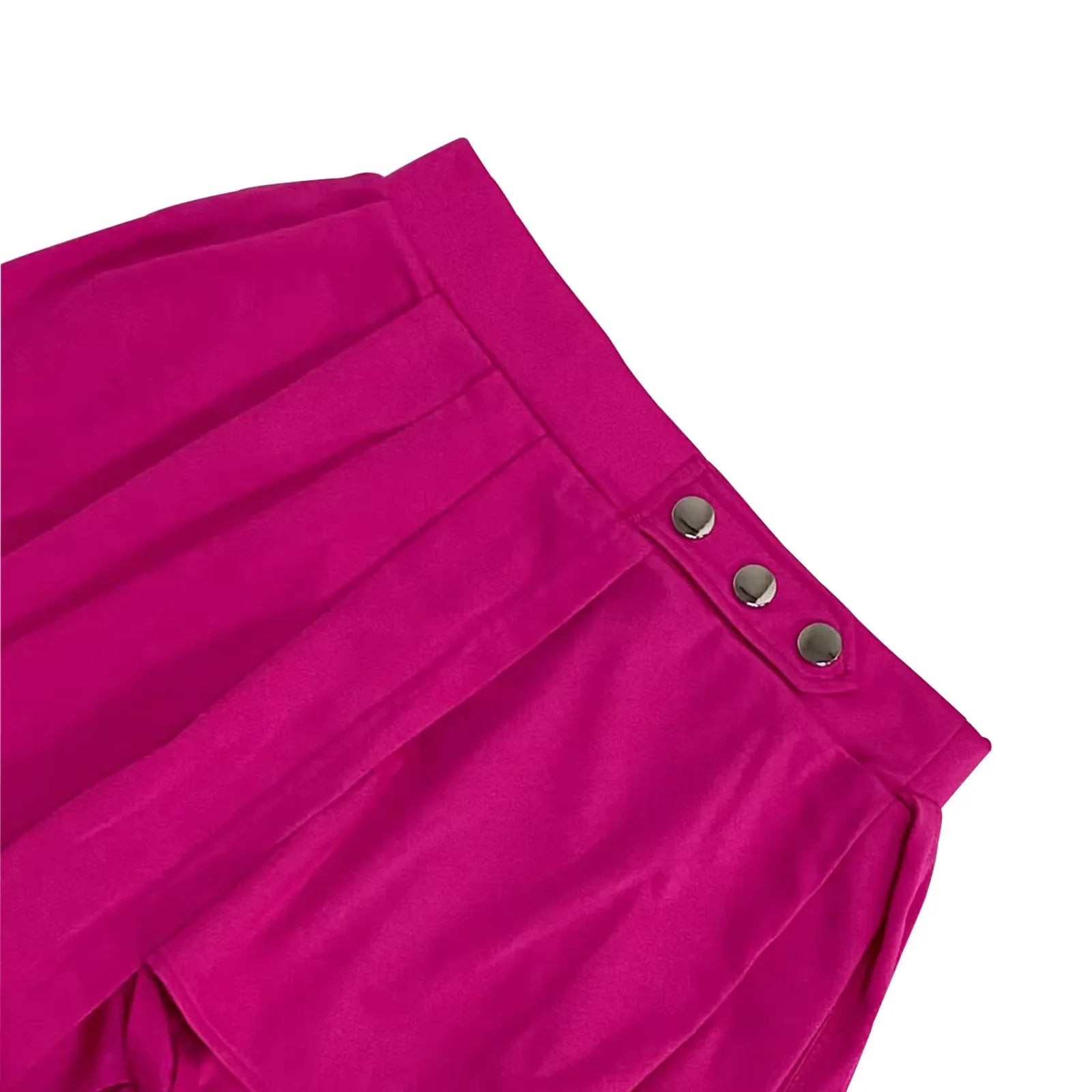Harajuku Punk Gothic Hot Pink High Waist Mini Skirts Women Sexy Patchwork Bandage Pleated Skirt Harajuku Streetwear Ladies Skirt