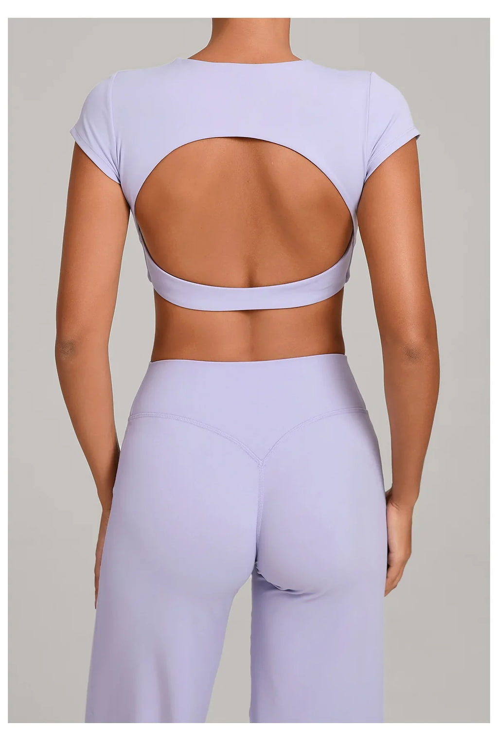 Sexy Hollow Out Backless Sports Shirts Women Shorts Sleeve High-strength Double-layer Stitching Without Chest Sports Tank Tops
