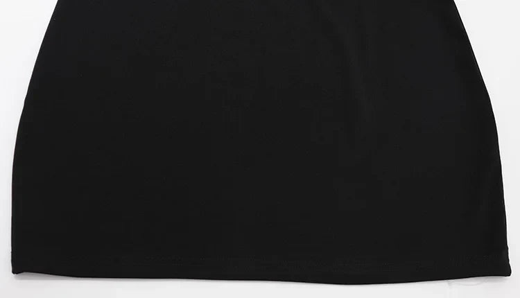 Ahagaga Fashion Women's Mini Dress Solid Hollow Out Regular Long Sleeves Sheath Bodycon Sexy Club Basic Casual Streetwear Female