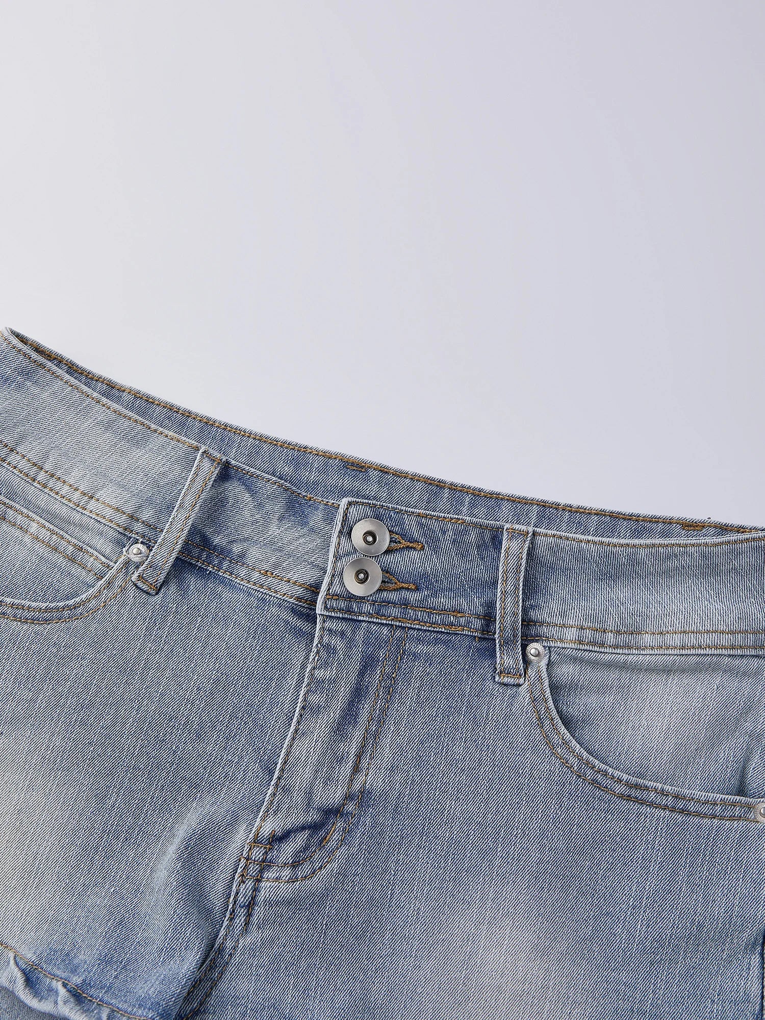 Women's Mini Jean Shorts with Pockets Low Rise Stretchy Denim Shorts Summer Sexy Casual Stylish Slim Fit Hot Short Pants