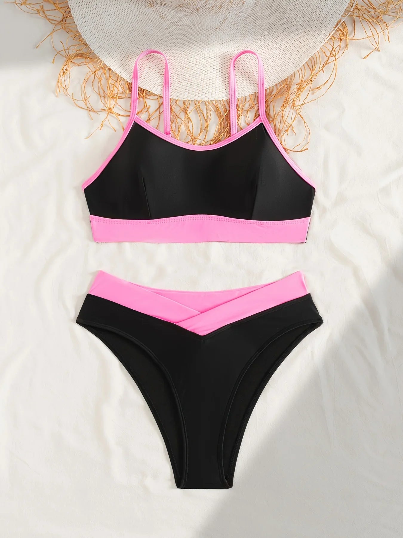 ZTVitality Sexy Patchwork Push Up Swimsuit Women Swimwear Summer Beachwear 2025 New Arrival Biquini Padded Bra Bikini Set