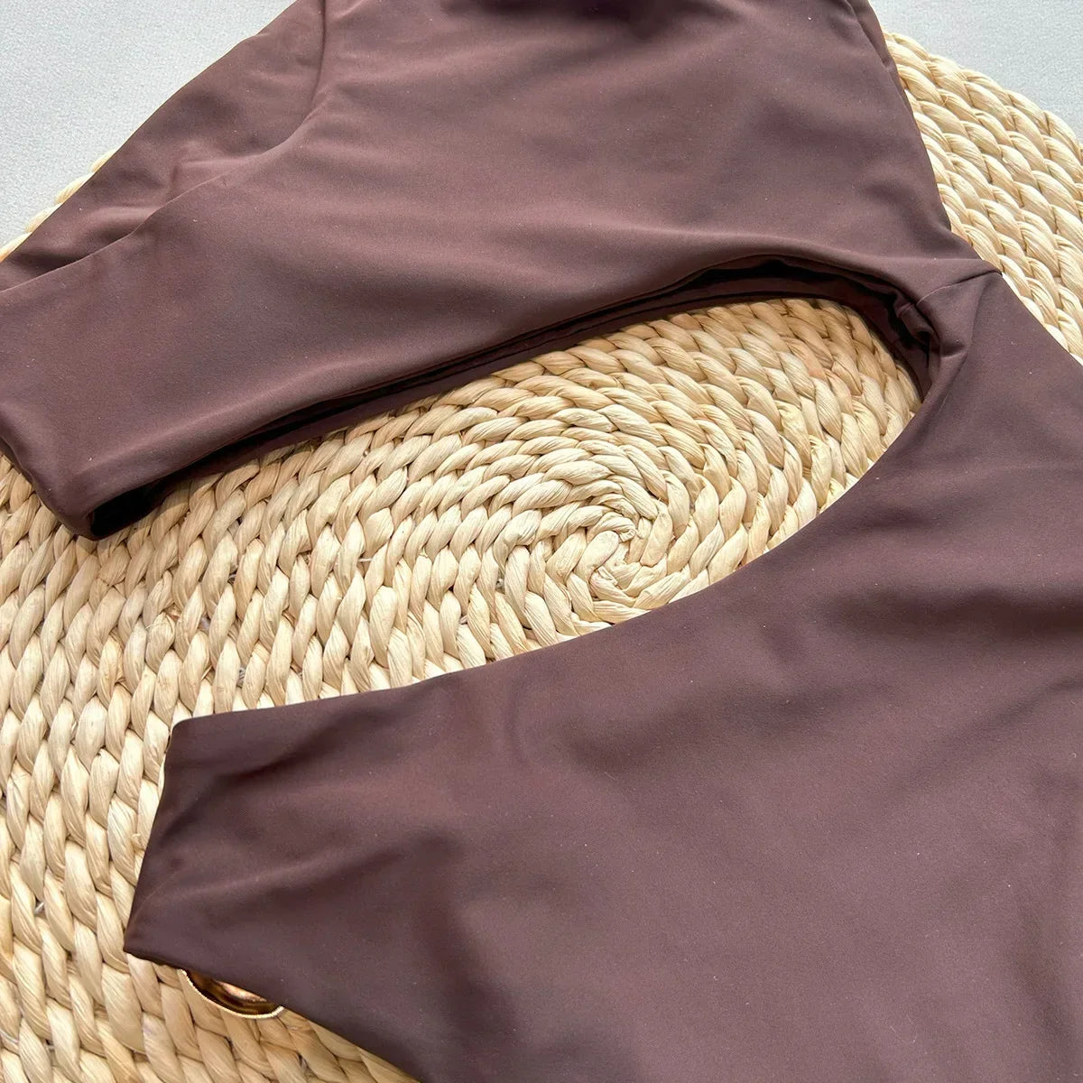 Asymmetric One Shoulder Metal Ring Women Swimwear One Piece Swimsuit Female High Cut Monokini Bather Bathing Suit Swim Beachwear