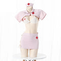 Nurse Uniform Women Sexy Lingerie Temptation Side Split Skirt Open Bra Miniskirt Outfit Adult Roleplay Erotic Cosplay Costume