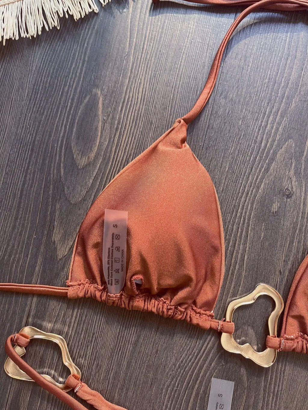 New Sexy Bikini Solid Color Lace-up Split Two-piece Swimsuit for Women