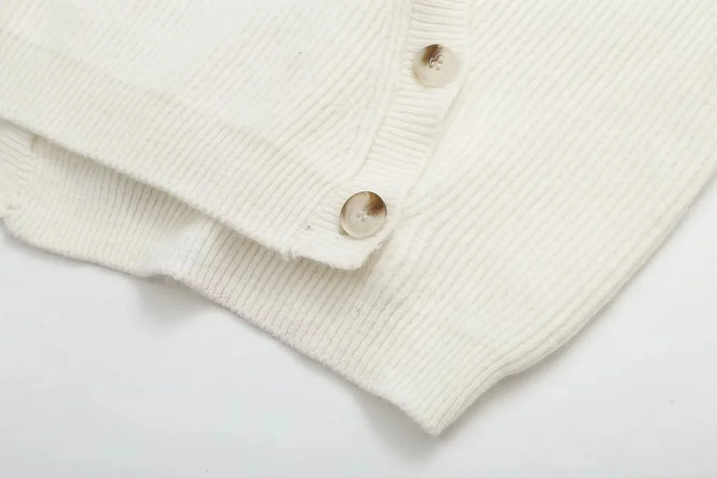 Foridol V-neck Oversize Beige Autumn Winter Women Knitted Long Sleeves Cozy Femme Casual Cardigans Sueter Mujer Loose Sweater