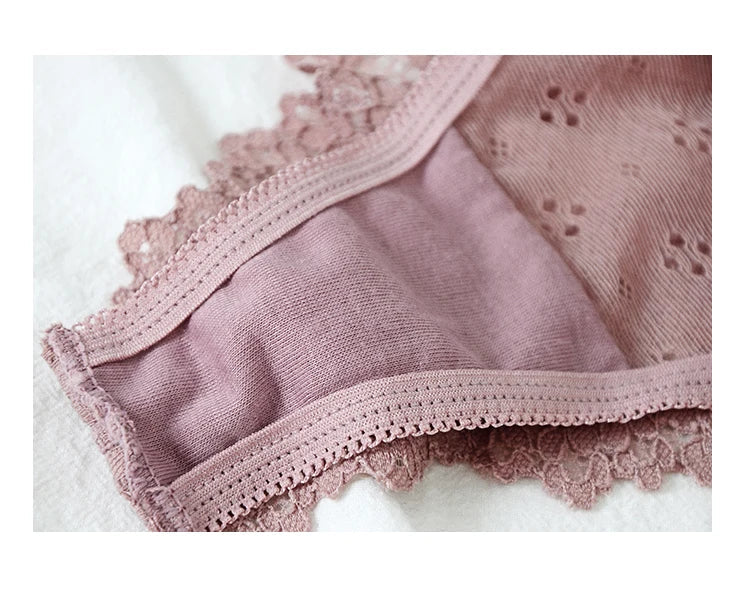 Lace Sexy Girls G String Panties Women Briefs Transparent Thong Thin Hollow Out Underwear Female Low Waist Lingerie Size S-XL
