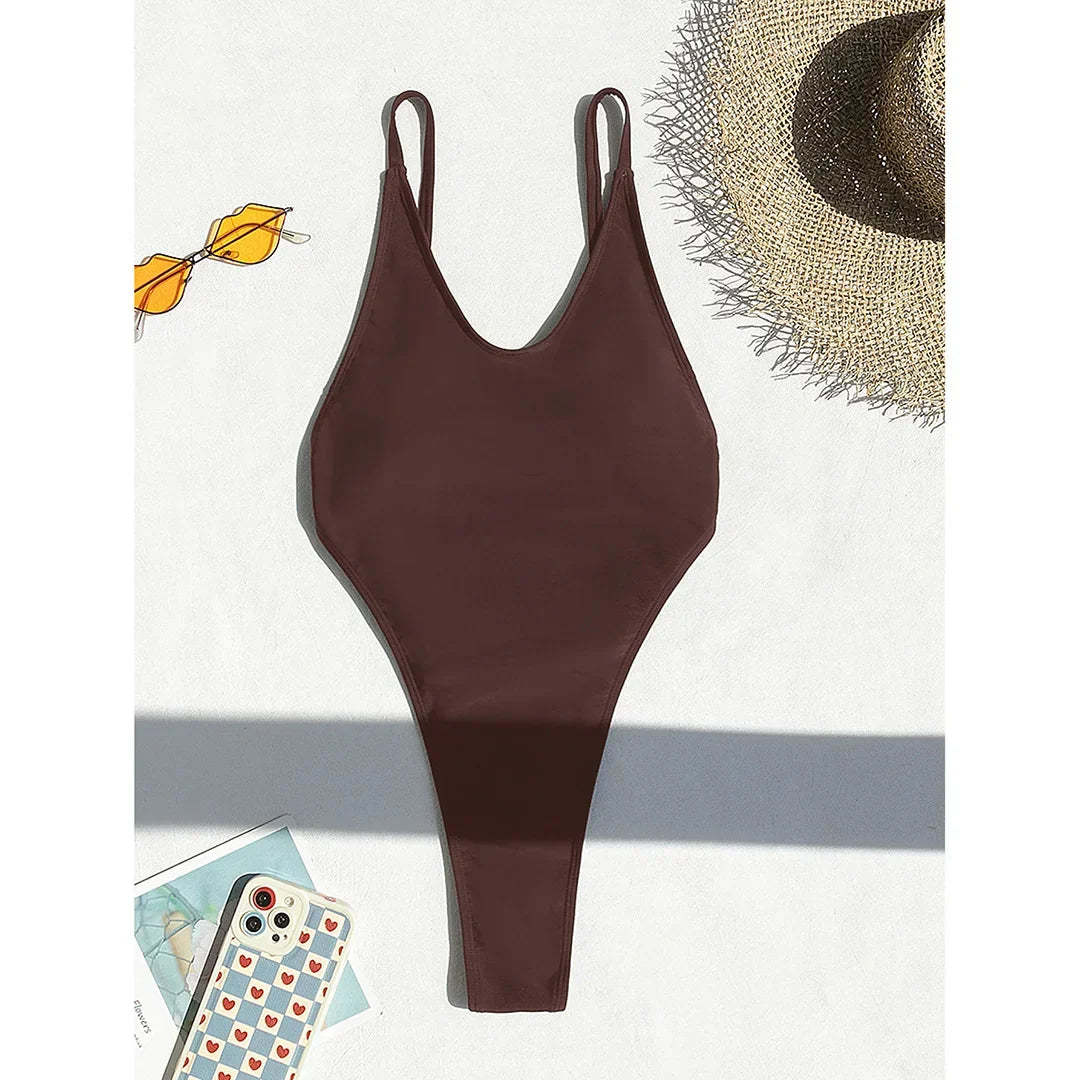 XS - L Backless Monokini Extreme String Mini Micro Thong Women Swimwear One Piece Swimsuit Female Bather Bathing Suit Swim V5820