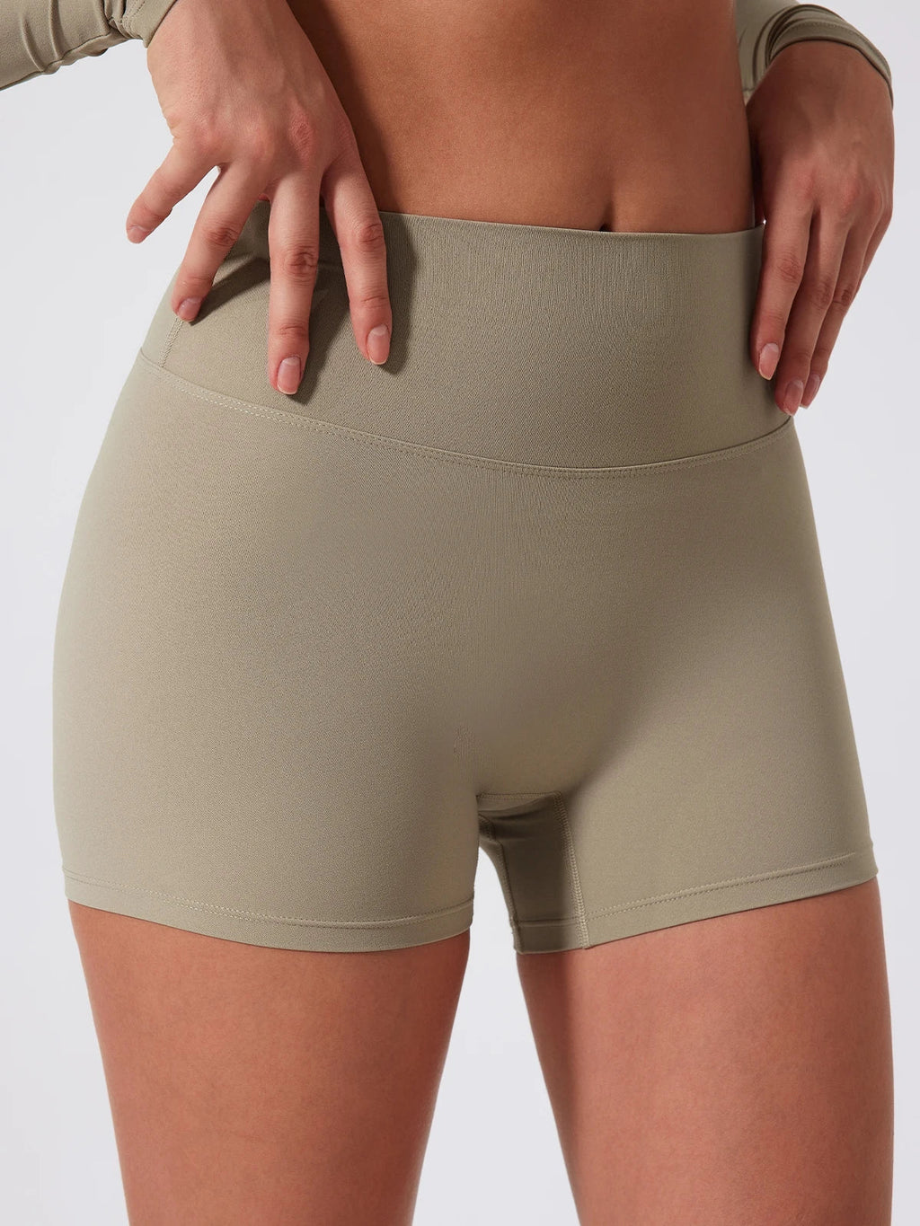 Hearuisavy Summer Elastic Scrunch Yoga Shorts Push Up Gym Leggings Cycling Workout Short Women Quick-Dry High Waist Sports Pants