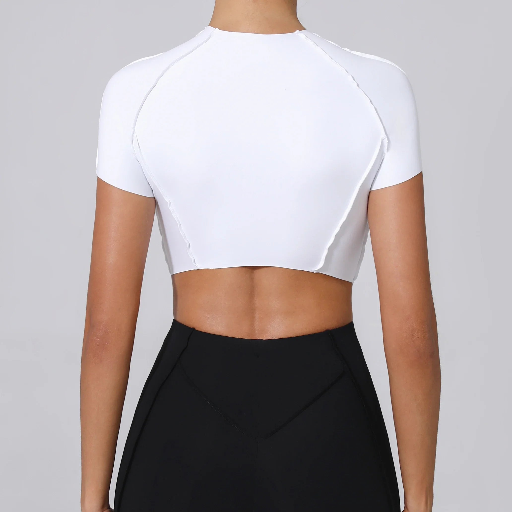No Padded Women Yoga Sport T Shirts Fitness Clothes Short Sleeve Yoga Shirt Gym Top Running Active Wear Sport Tops
