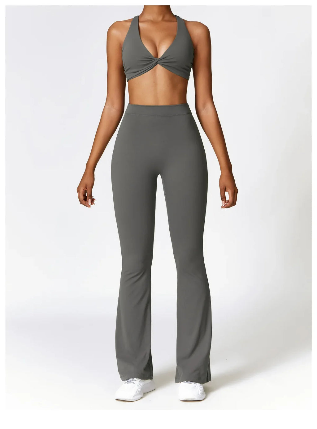 Sexy Sports Leggings Women V Back Scrunch Flares Leggings High Waist Yoga Flares Pants Push Up Gym Leggings Women Yoga Clothes