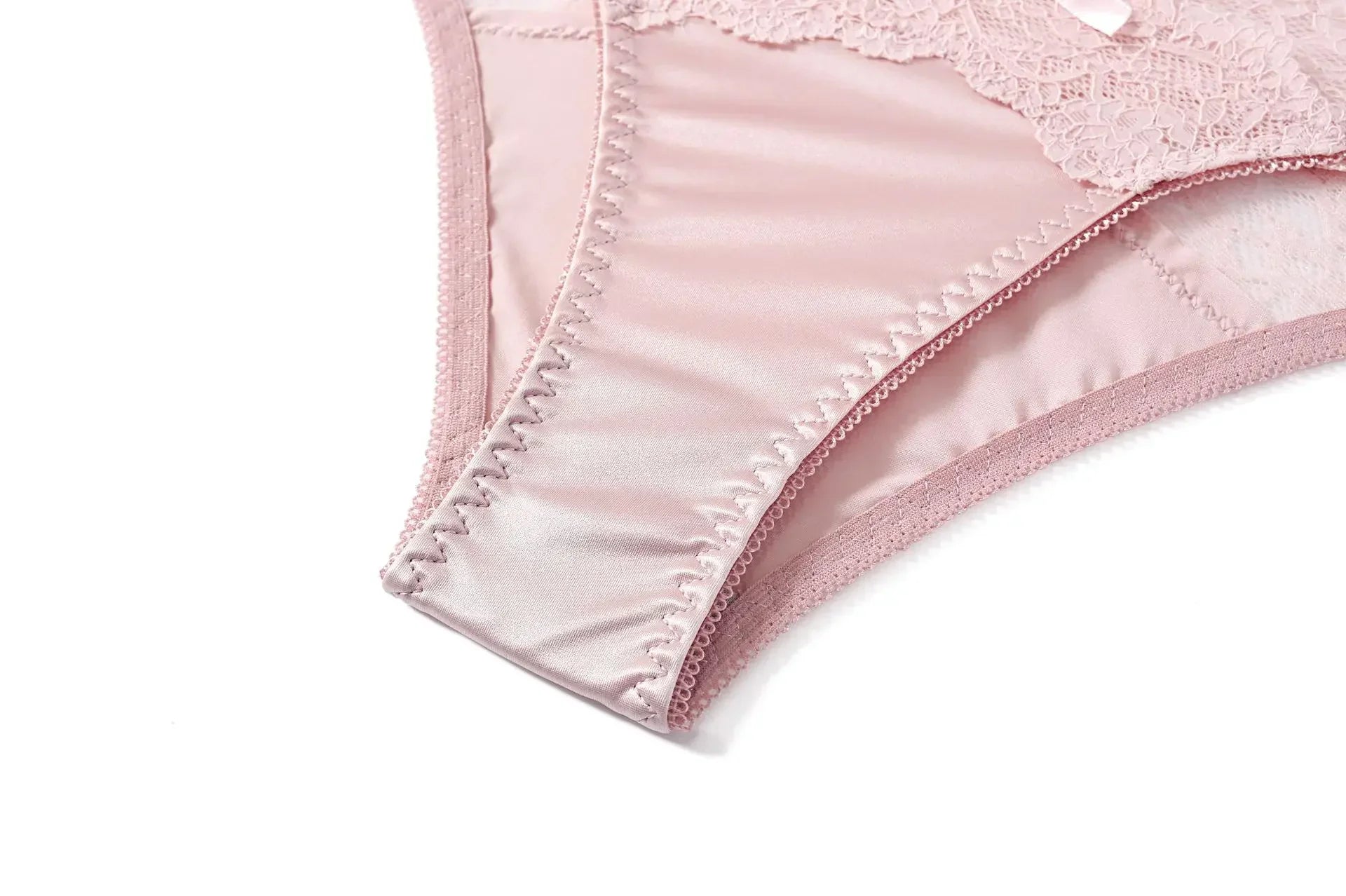 Women's Briefs Satin Lace Sexy Women's Underwear Low Waist Transparent Hollow Out Panties Breathable Soft Seamless Lingerie
