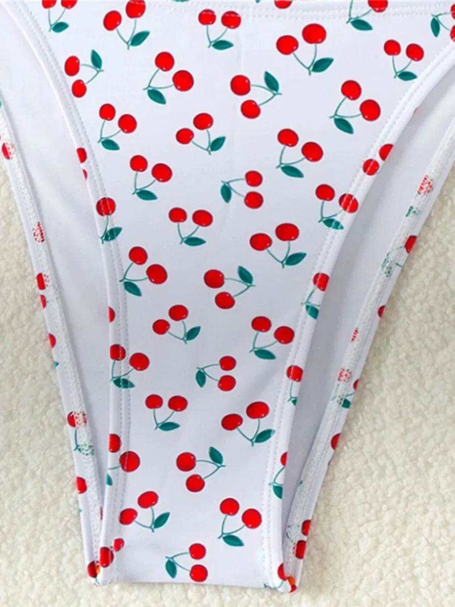 Strawberry Designer Bikini Female Swimsuit Women Thong Swimwear Two Pieces Bikini Set Brazilian Bather Bathing Suit Swim Wear