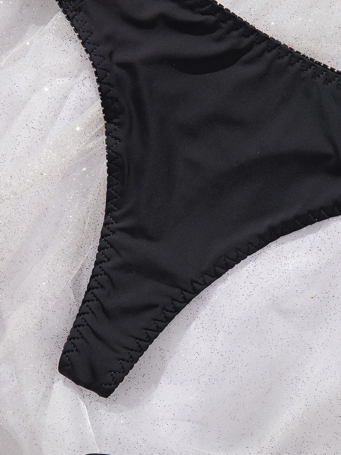 Ladies Smooth Comfortable Thin Underwear Women Sexy Nightwear Inner Solid Color Sleep Underwear Bra Set