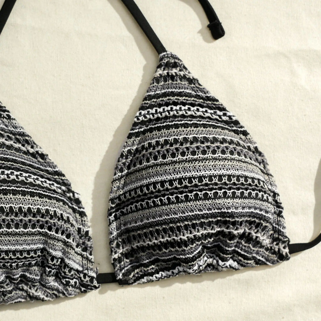 2026 Triangle String Bikinis Women 3 Pieces Swimwear Female Sexy Padded Swimsuit Bathers Bathing Swimming Swim Suit Beachwear