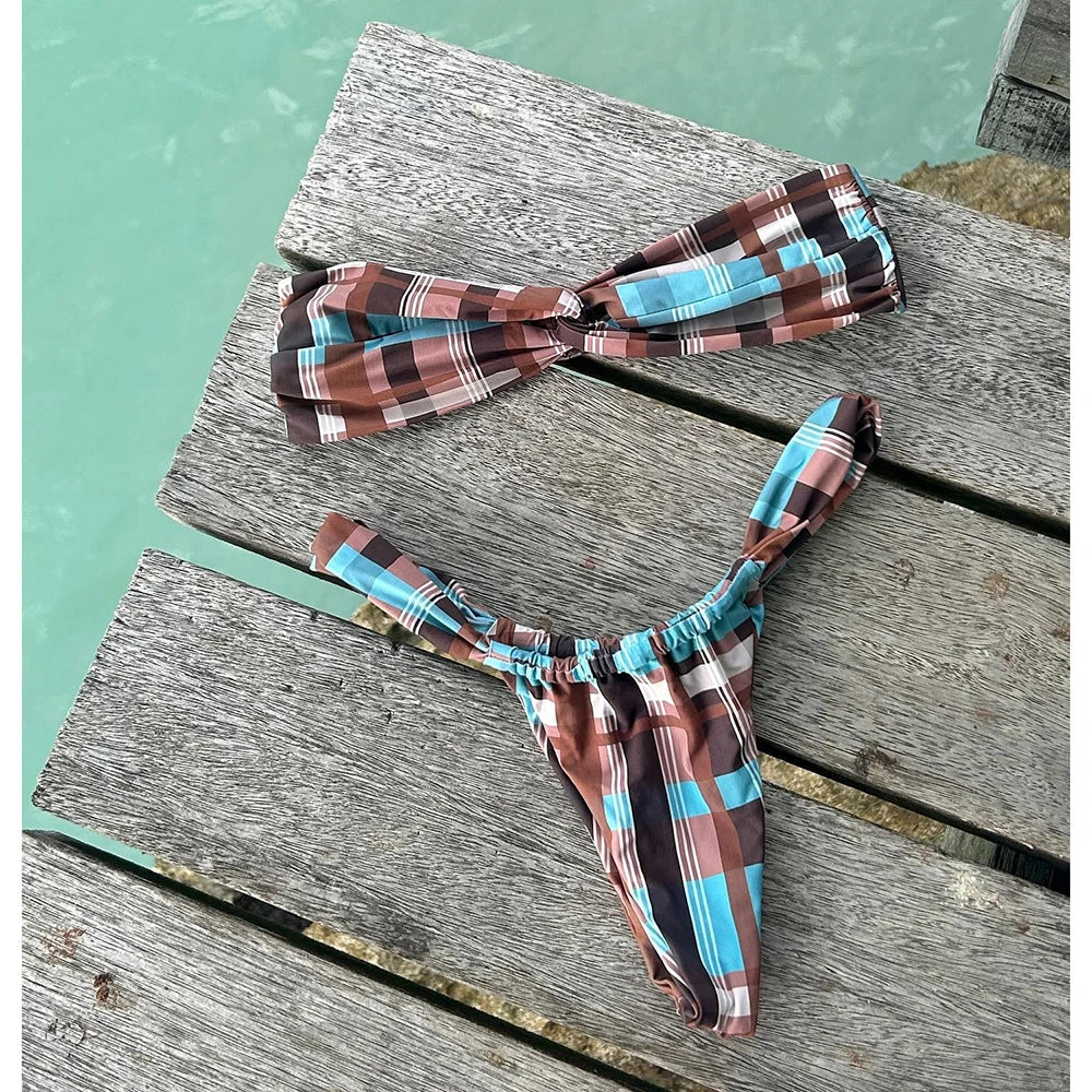 Push Up Bikinis 2026 New Sexy Women Swimsuit Swimwear Female Micro Bikini Set Print Biquini Bathing Suit Swimming Suit Beachwear