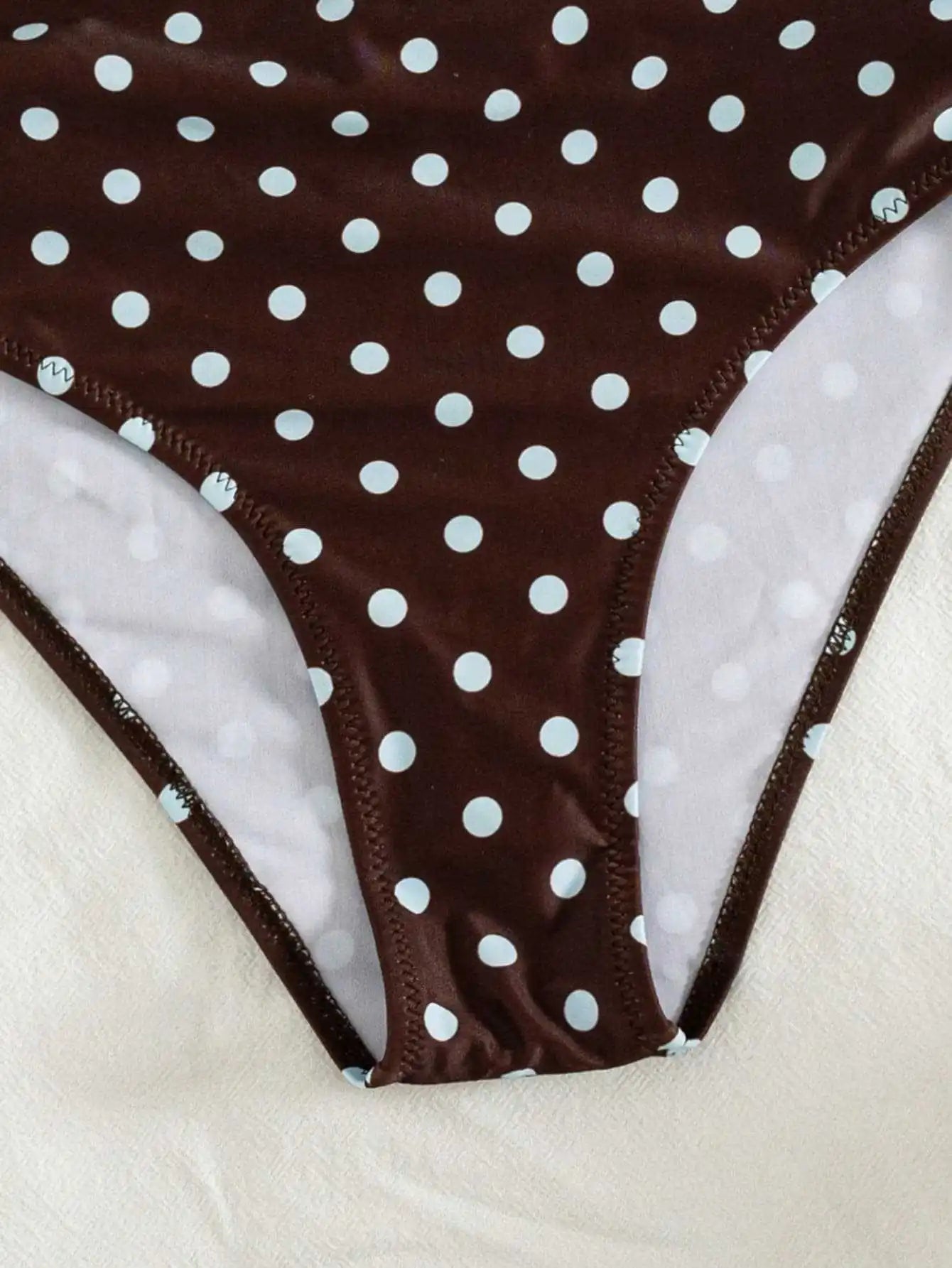 Sexy Black Polka Dot Print Bikini Set 2026 Women Pleate Push Up Drawstring Side High Waist Swimsuit Beach Bathing Suit Swimwear