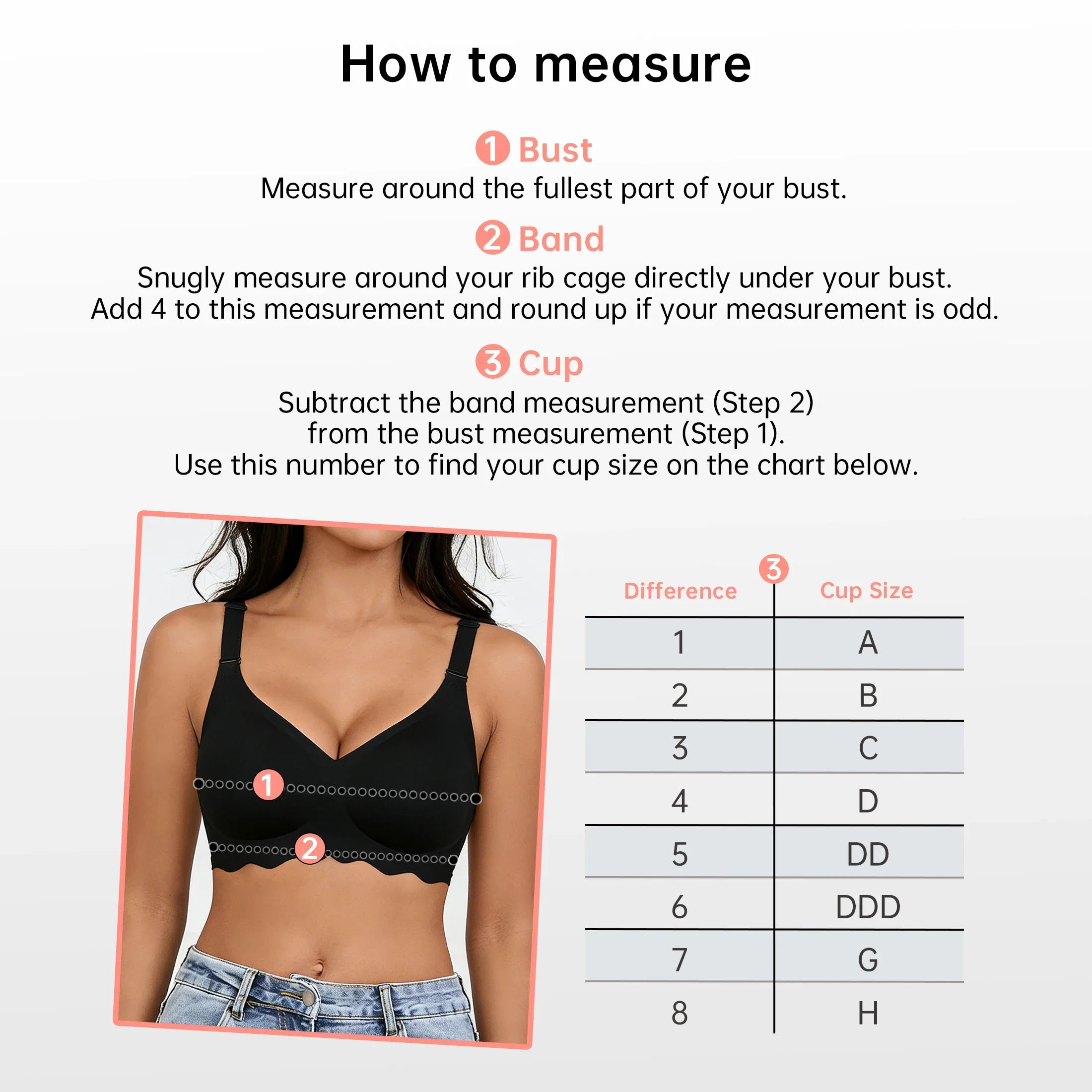 Women's Bra | V-Neck Enhances Neck Line, 3D Soft Air Support Comfort, Breathable Quick Rebound Fabric, U-Back Seamless Bralette