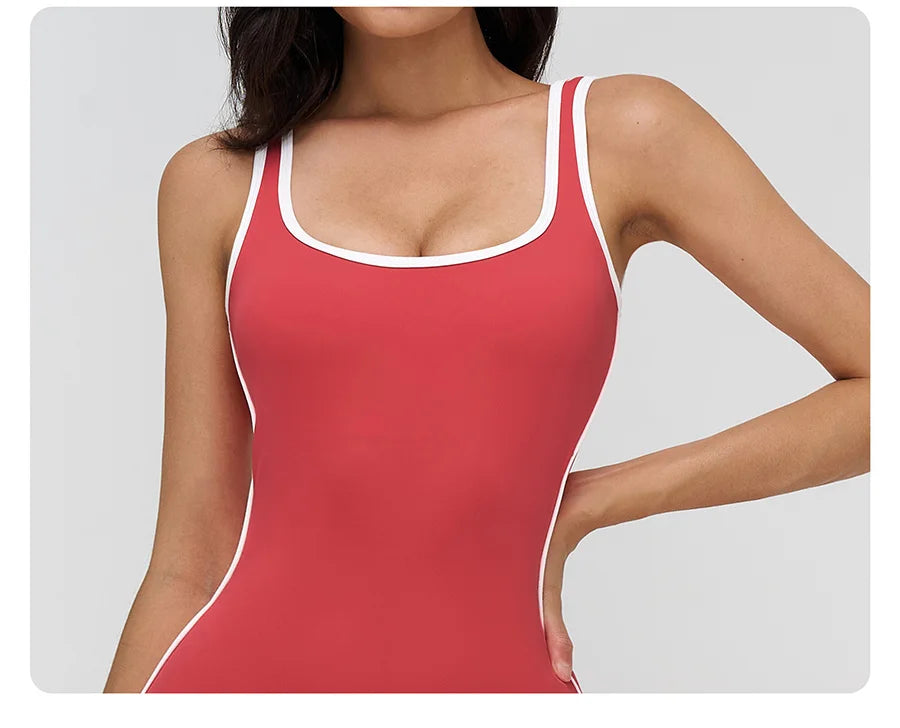 Women Jumpsuit Gym Set Yoga Suit Back Cross Sportswear Sports Jumpsuit Fitness Dance Performance Rompers Workout Bodysuits