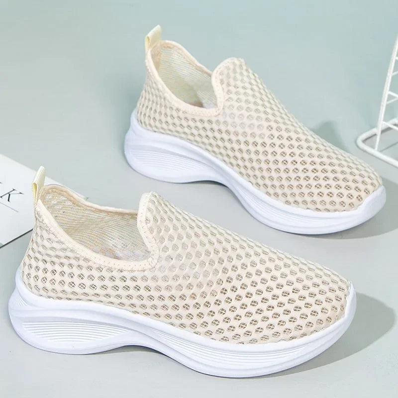 2026 New Women's Summer Breathable Mesh Flat Shoes Women's Shoes Casual Sneakers Shoes,