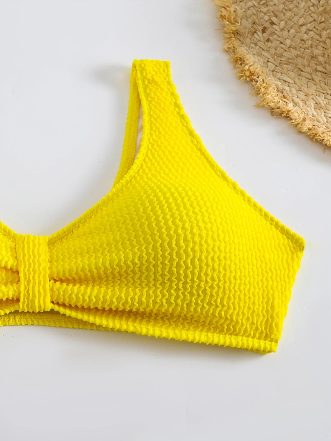 High Waist Bikini 2026 Women Sporty Swimsuit Solid Sexy Striped Swimwear Female Bathers Bathing Swimming Swim Suit Beachwear