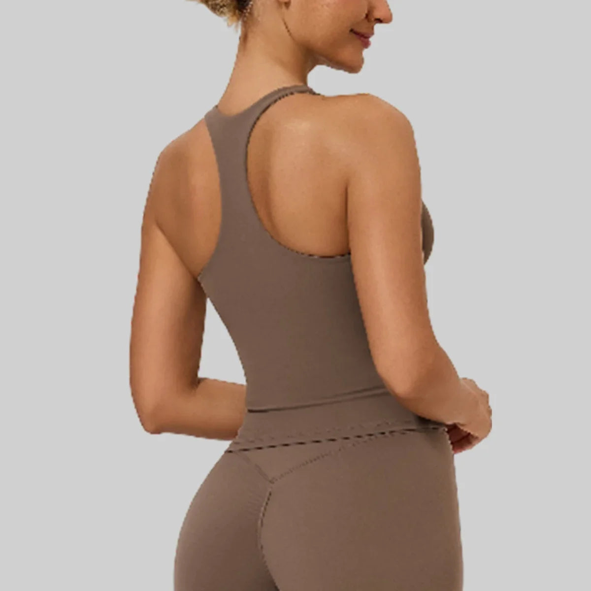Hearuisavy Summer Woman Sports Vest I-Back Strap Design Gym Sportswear Breathable Quick Dry Fitness Tank Top Running Yoga Top