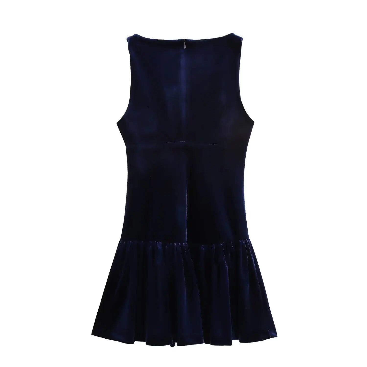 Foridol Bowknot Pleated Tank Short Dress for Women Sleeveless Casual Party Short Dress Female Casual Autumn Winter Dress