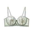 Rabbit Ear Lace Strapless Bra Minimizer Push Up for Large Bust Summer Thin Design Comfortable Backless Bra Women S-XL MOYISU AB