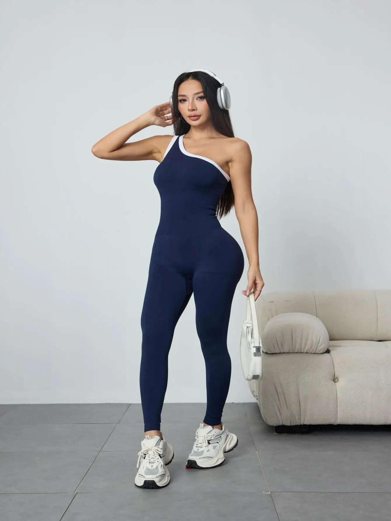 Trendy Bodysuit Sportswear Woman Gym Jumpsuits Sport Pants Seamless Woman Clothing Yoga Clothes Female Fitness Overalls Leggings
