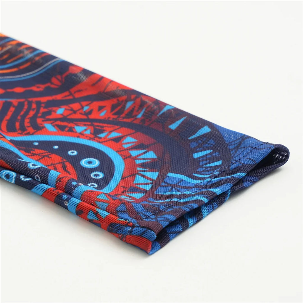 XS - XXL Printed Long Sleeve With Sarong Women Swimwear One Piece Swimsuit Female High Leg Cut Bather Bathing Suit Swim V7136