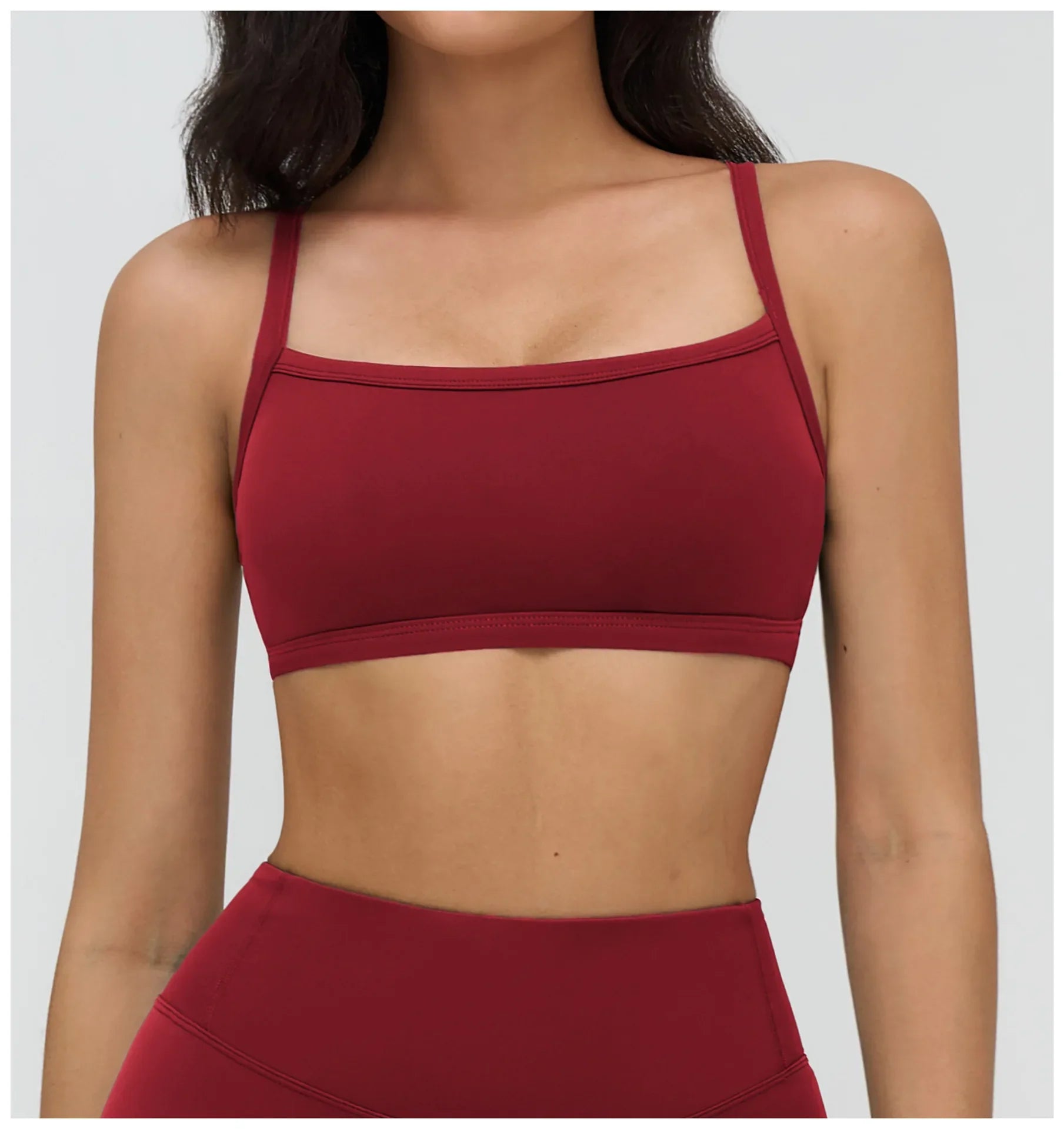 Beautiful Back Women Workout Bra Fitness Underwear Tights Yoga Vest High Strength Shockproof Gym Sports Top Push Up Chest Pad