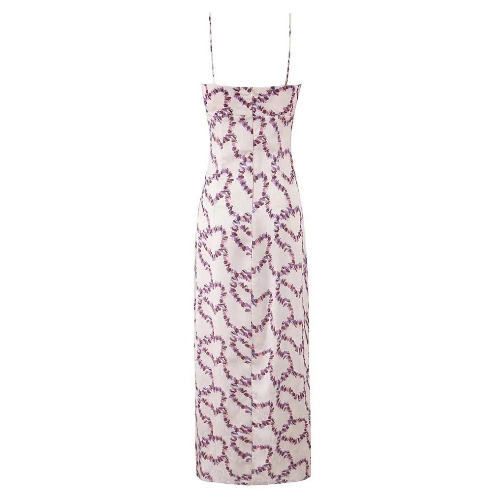 Foridol Floral Printed Boho Summer Long Dress Women Bowknot Strapless Midi Beach Vestidos 2025 Elegant Straight Sleeveless Dress
