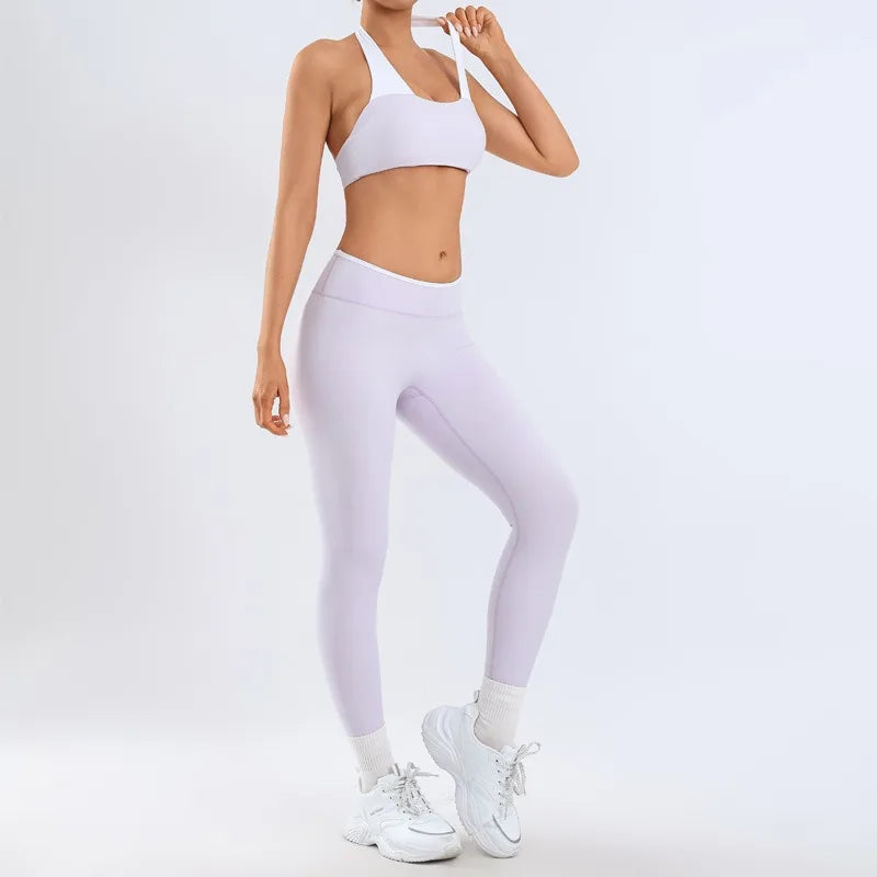 Women's Yoga Sets Fitness Sports Gym Slim Fit Hip-lifting Beautiful Back Suits Workout Casual Running Training Sets