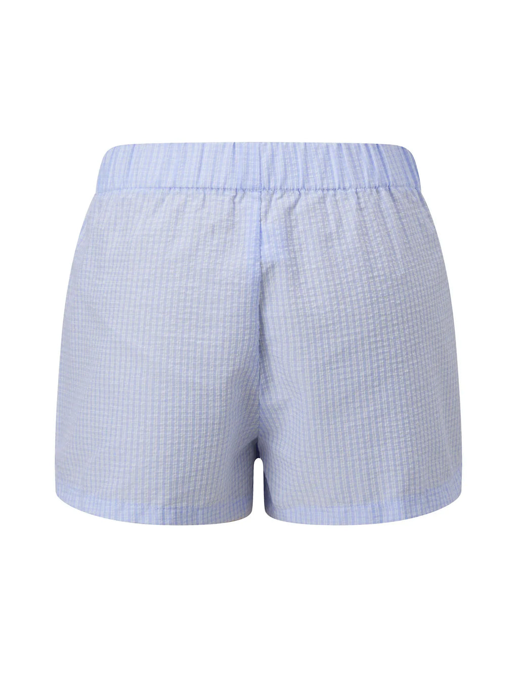 Women's Loose Shorts Elastic Waist Plaid Print Wide Leg Short Pants Summer Casual Daily Beach Athletic Wear