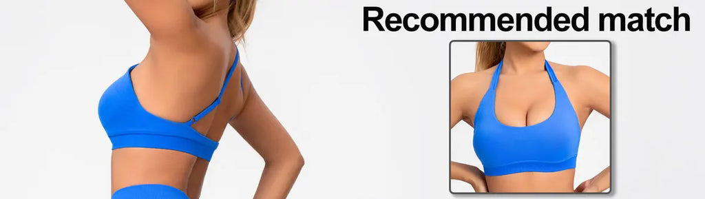 NCLAGEN Asymmetric Sports Bra Gym Top Woman High Support Halter Backless Fitness Speed Activewaer Workout Seamless Underwear