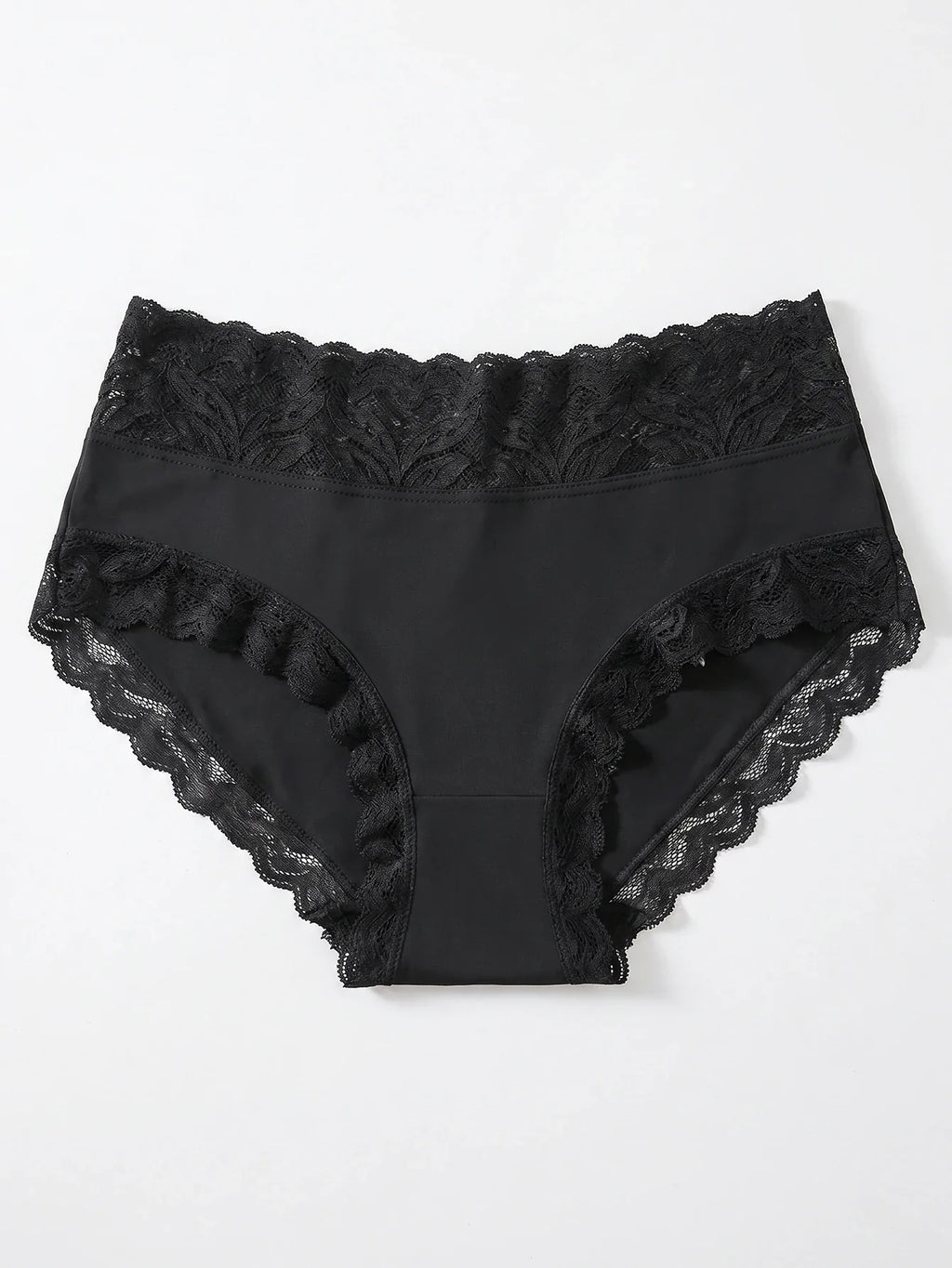 3PCS/Set Women's Sexy Lace Panties High Waist Hollow Out Briefs Breathable Underwear Female Elastic Soft Lingerie XS-XXL
