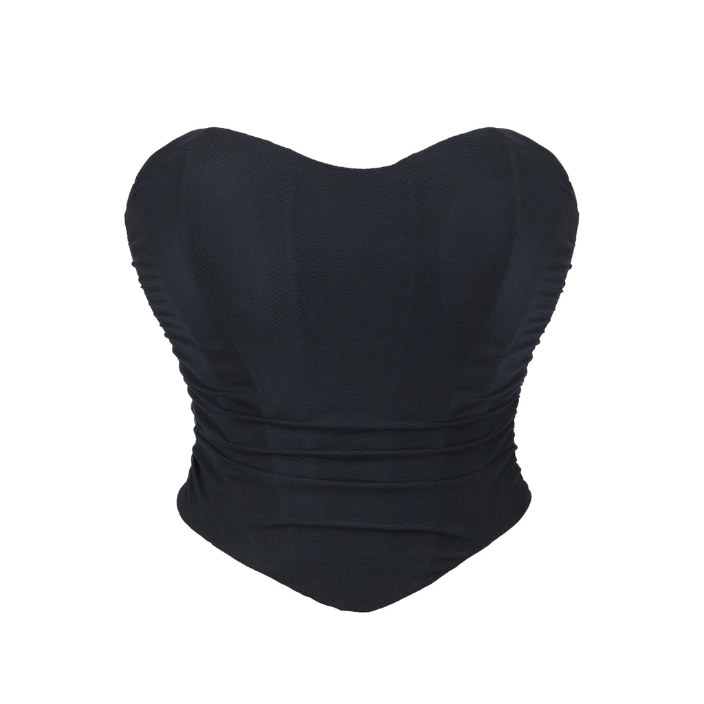 Women’s Niche Backless Mesh Cami Top, Strapless Bandeau Tank Vest, Super Breathable Minimalist Y2K Style for Outerwear