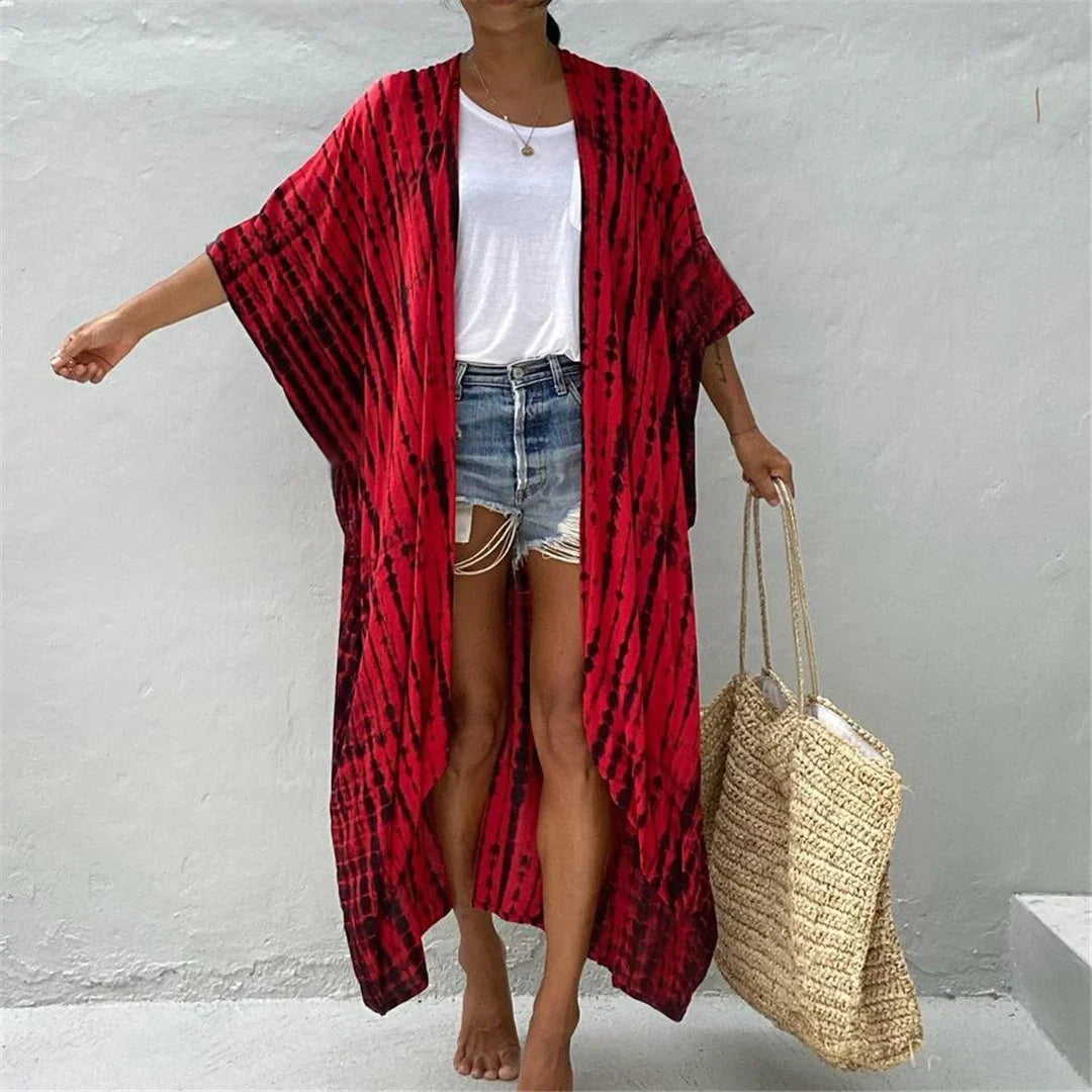 17 Colors Leopard Printed Colorful With Belt Tunic Cover-ups Beach Dress Beach Wear Beachwear Female Women Beach Cover Up V4510L