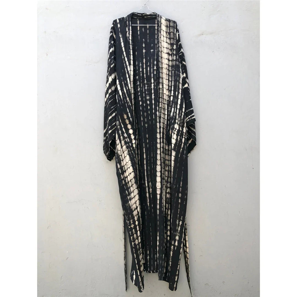 New 10 Colors Printed Long Sleeve With Belt Tunic Beach Cover Up Cover-ups Beach Dress Beach Wear Beachwear Female Women V4521
