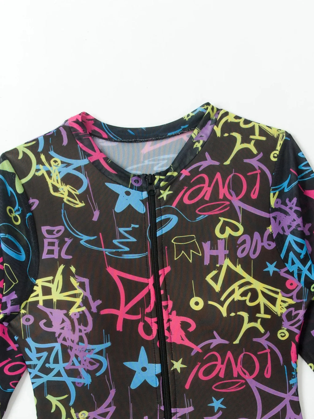 2026 Printed Long Sleeve with Long Pants Sexy One Piece Swimsuit Women Swimwear Female Flowers Padded Bather Bathing Suit Swim