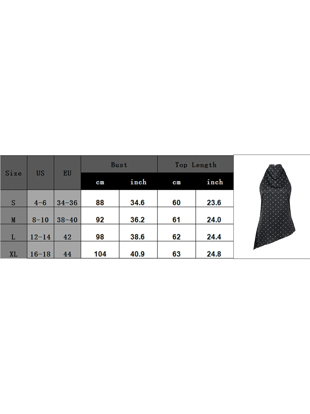 Women Halter Tank Tops Dots Print Asymmetric Hem Vest 2026 Summer Fashion Sleeveless Elegant Retro Blouses Streetwear